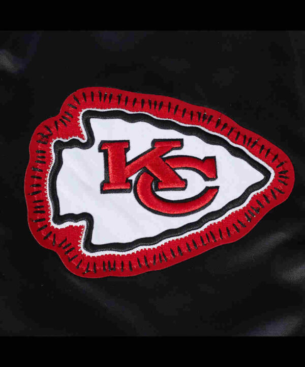 Kansas City Chiefs Diy Pick Stitch Classic Rib Satin Jacket