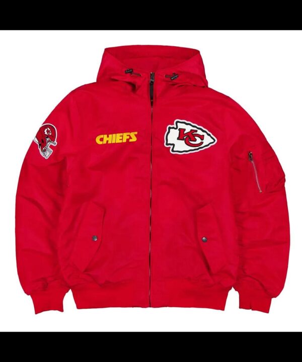 Kansas City Chiefs Historic L-2B Hooded Bomber Jacket
