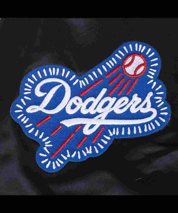LA Dodgers Diy Pick Stitch Classic Rib Satin Jacket