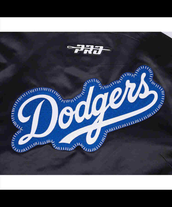 LA Dodgers Diy Pick Stitch Classic Rib Satin Jacket