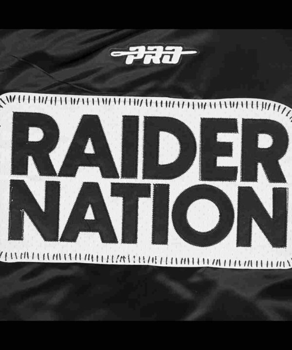 Las Vegas Raiders Diy Pick Stitch Classic Rib Satin Jacket