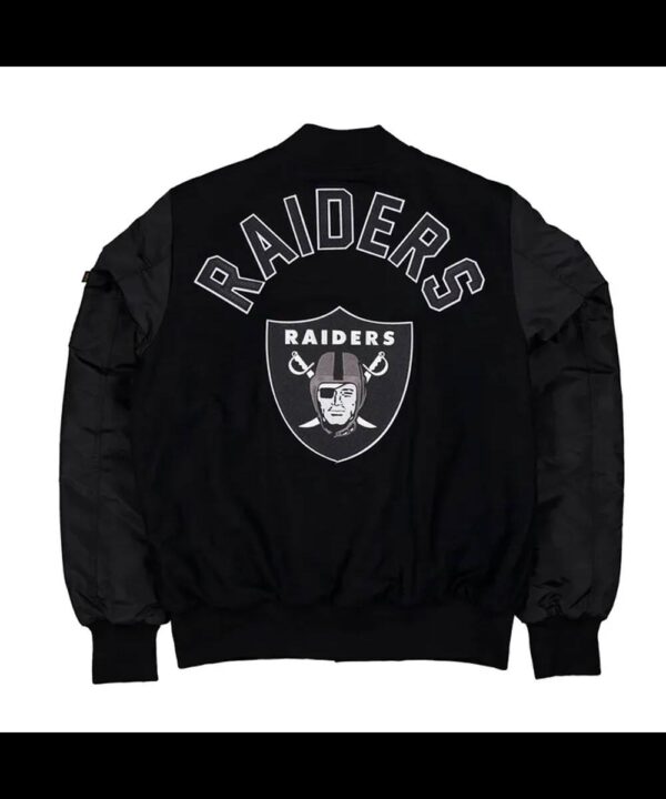 Las Vegas Raiders MA-1 Historic Varsity Jacket