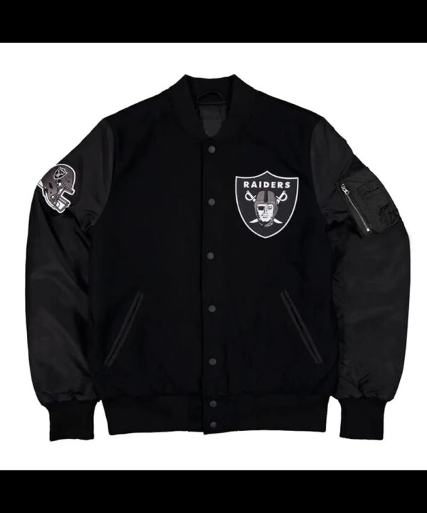 Las Vegas Raiders MA-1 Historic Varsity Jacket
