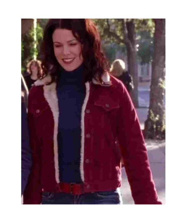 Lauren Graham Gilmore Girls Red Corduroy Jacket
