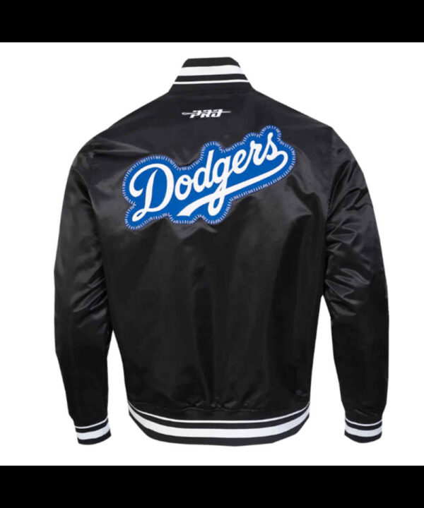 LA Dodgers Diy Pick Stitch Classic Rib Satin Jacket