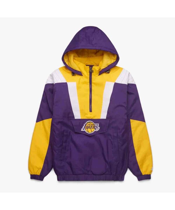 LA Lakers Pullover Half-Zip Jacket