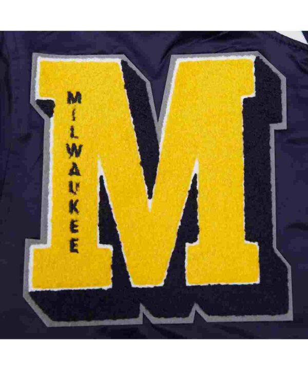 Milwaukee Brewers Mashup Classic Rib Satin Jacket
