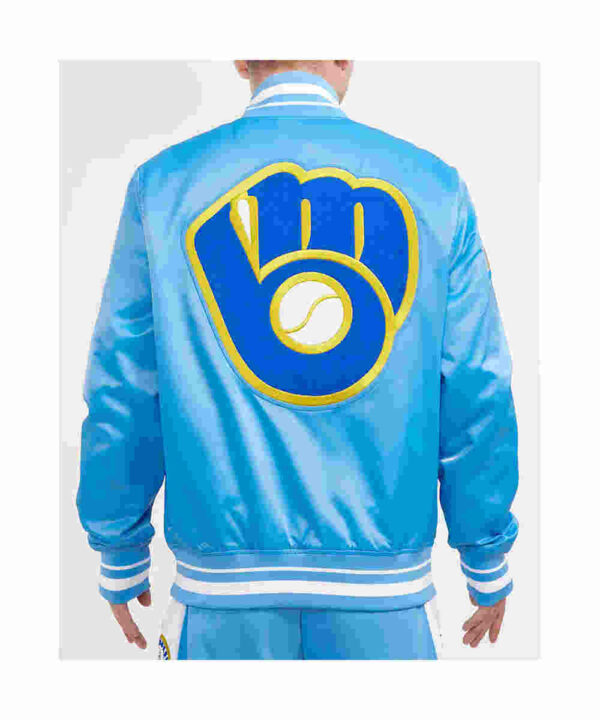 Milwaukee Brewers Retro Classic Rib Jacket