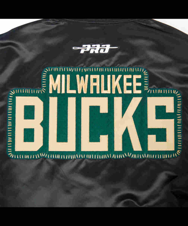 Milwaukee Bucks Diy Pick Stitch Classic Rib Satin Jacket