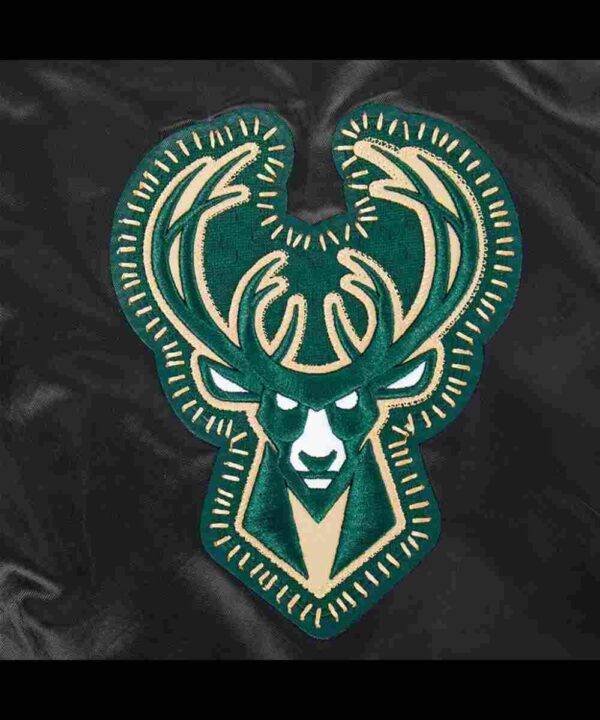 Milwaukee Bucks Diy Pick Stitch Classic Rib Satin Jacket