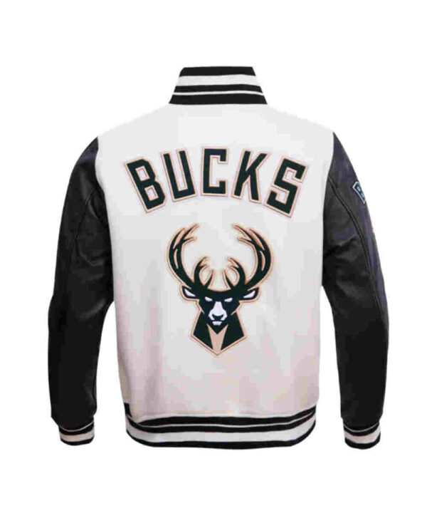 Retro Milwaukee Bucks Classic Rib Varsity Jacket