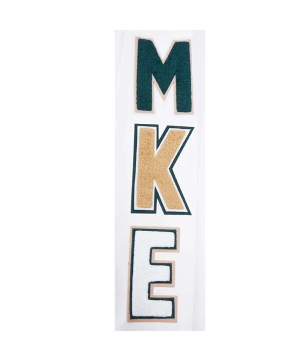 Milwaukee Bucks Script Tail Classic Rib Varsity Jacket