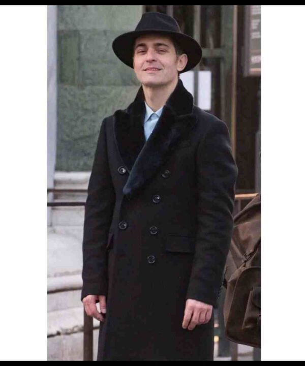 Pedro Alonso Money Heist Season 05 Black Wool Coat