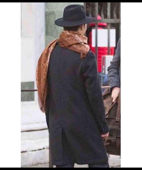Pedro Alonso Money Heist Season 05 Black Wool Coat