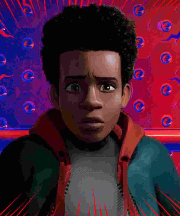 Into The Spider Verse Miles Morales Jacket with Red Hoodie