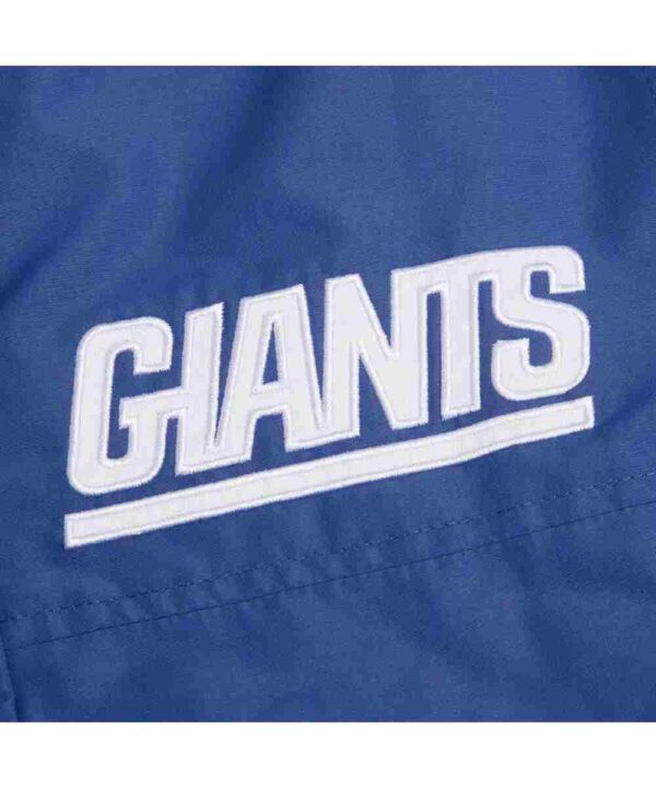 New York Giants Blue Hooded Jacket