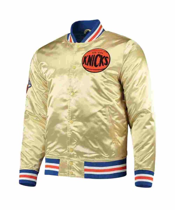 NY Knicks 1970 Champions 50th Anniversary Gold Jacket