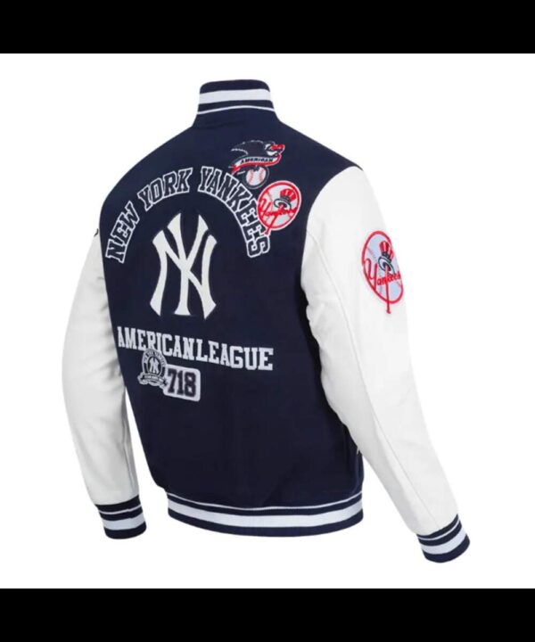 NY Yankees Area Code Classic Rib Varsity Jacket