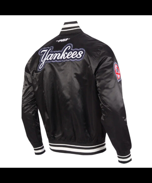NY Yankees Diy Pick Stitch Classic Rib Satin Jacket