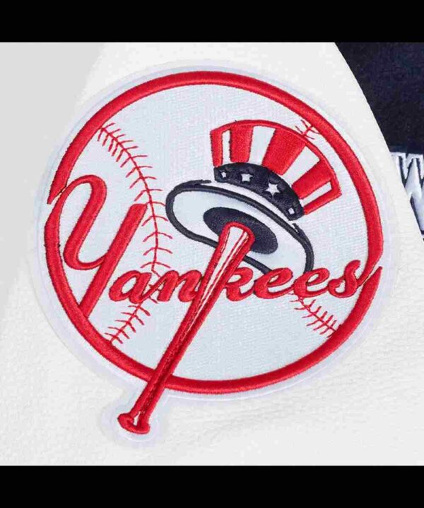 NY Yankees Area Code Classic Rib Varsity Jacket