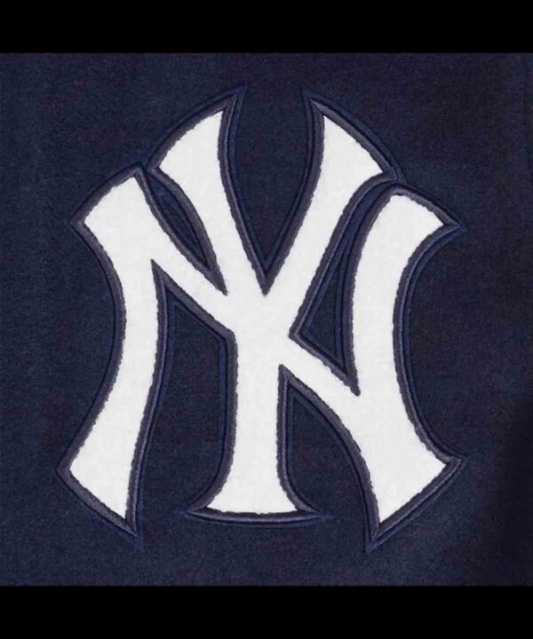 NY Yankees Area Code Classic Rib Varsity Jacket
