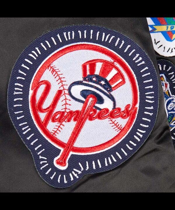 NY Yankees Diy Pick Stitch Classic Rib Satin Jacket
