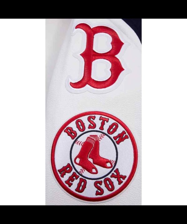 Old English Boston Red Sox Varsity Jacket