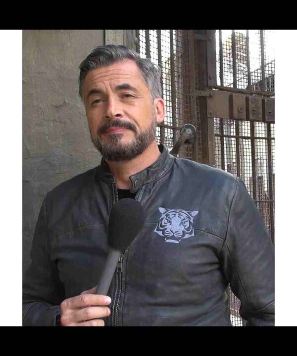 Olivier Minne Fort Boyard Leather Jacket