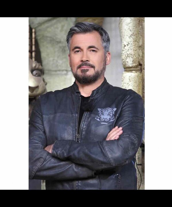 Olivier Minne Fort Boyard Leather Jacket