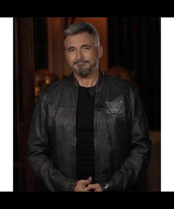 Olivier Minne Fort Boyard Leather Jacket