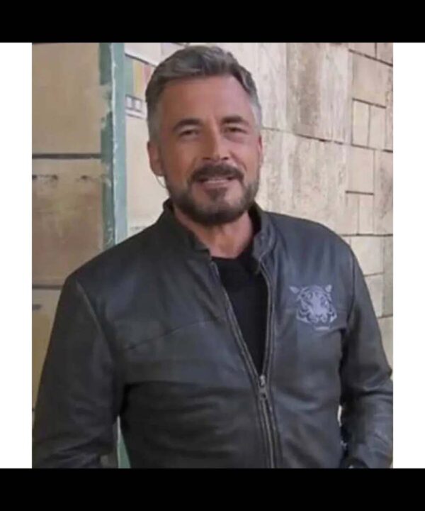 Olivier Minne Fort Boyard Leather Jacket