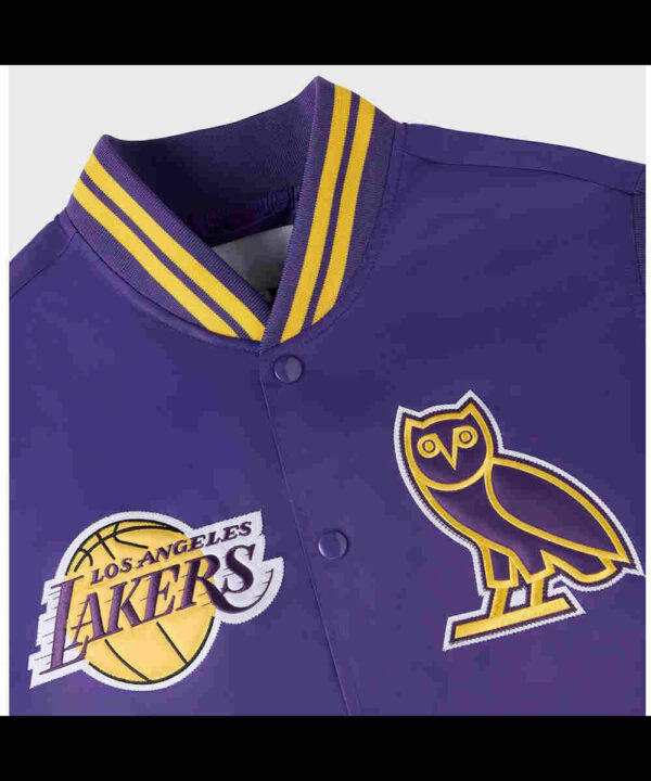 OVO LA Lakers Purple Jacket