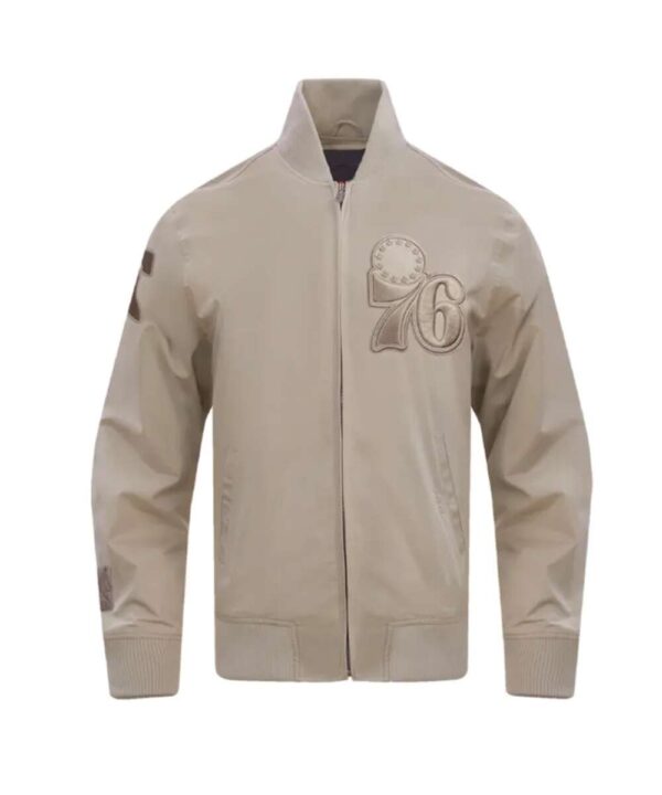 Philadelphia 76ers Neutral Cotton Jacket