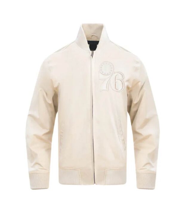Philadelphia 76ers Neutral Cotton Jacket