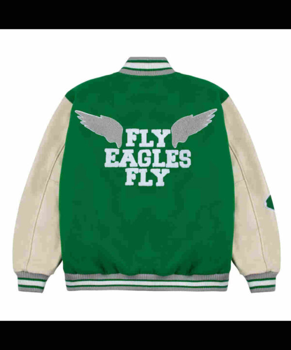 Philadelphia Eagles Go Birds Letterman Jacket