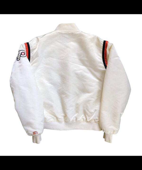 Philadelphia Flyers 80’s White Bomber Jacket