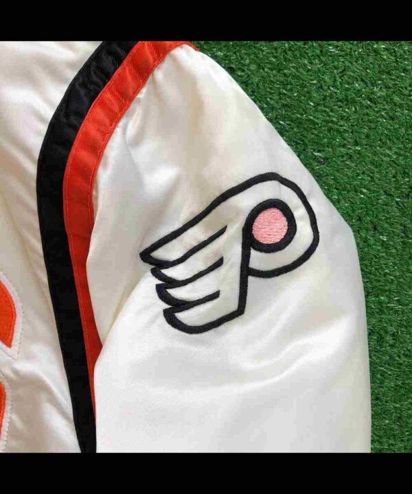 Philadelphia Flyers 80’s White Bomber Jacket
