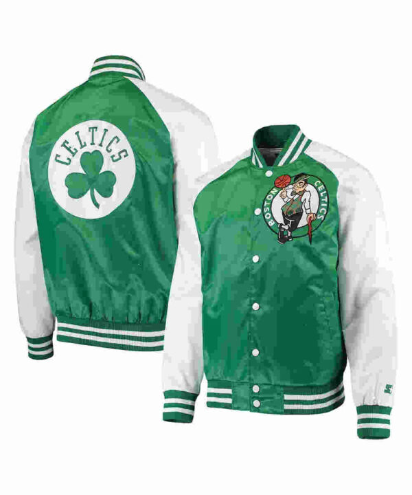 Kelly Green/White Boston Celtics Point Guard Jacket