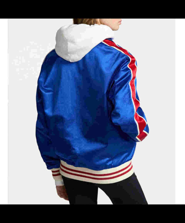 Polo Ball Bomber Satin Jacket