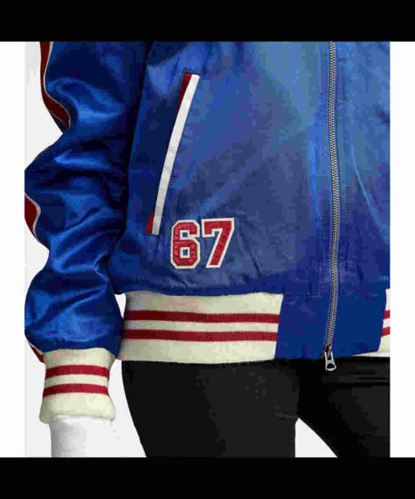 Polo Ball Bomber Satin Jacket