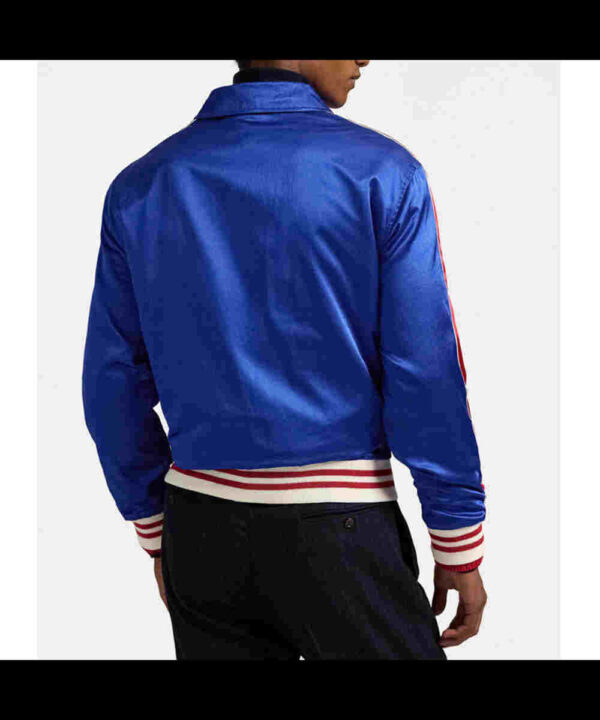 Polo Ball Bomber Satin Jacket