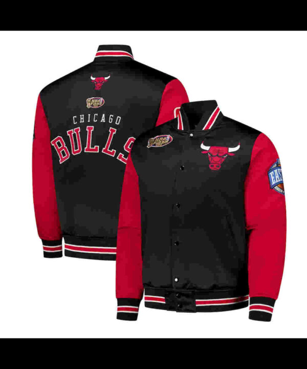 Primetime Chicago Bulls Black and Red Jacket