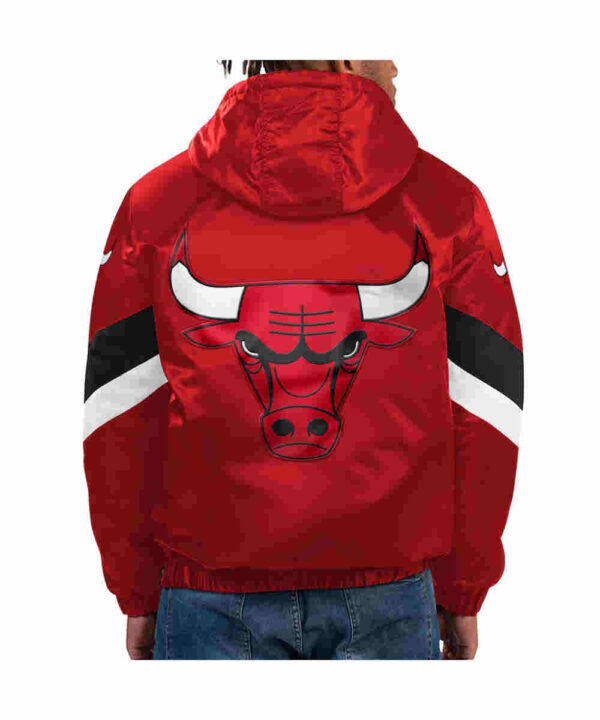Red Force Play Chicago Bulls Hoodie Half-Zip Jacket
