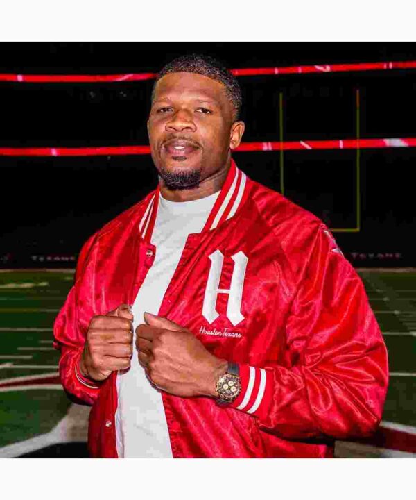 Red Houston Texans H-Town Satin Jacket