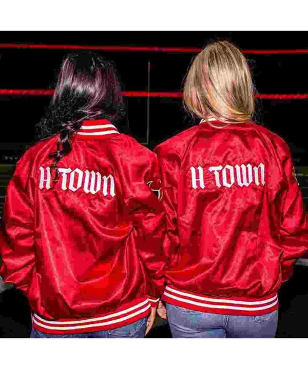 Red Houston Texans H-Town Satin Jacket