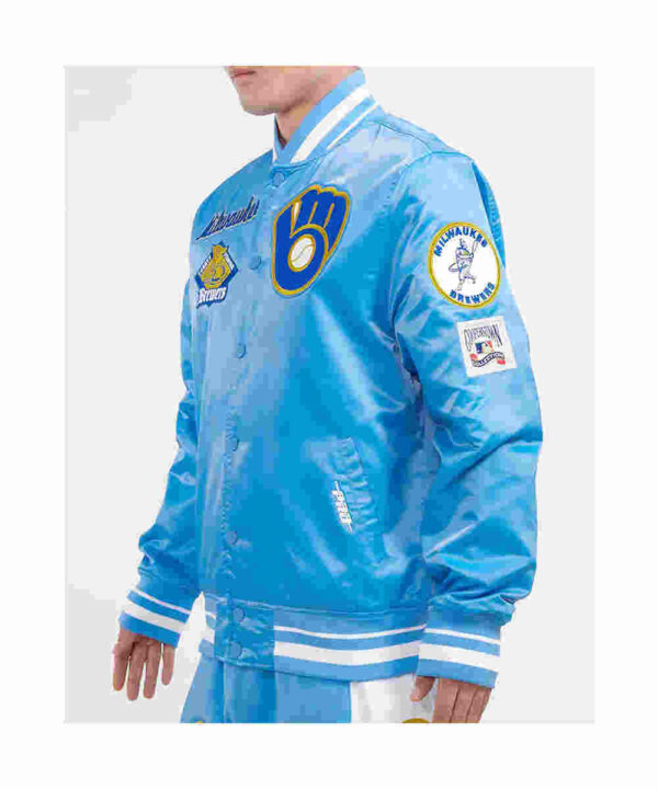 Milwaukee Brewers Retro Classic Rib Jacket