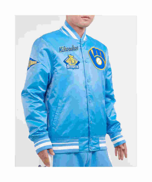 Milwaukee Brewers Retro Classic Rib Jacket