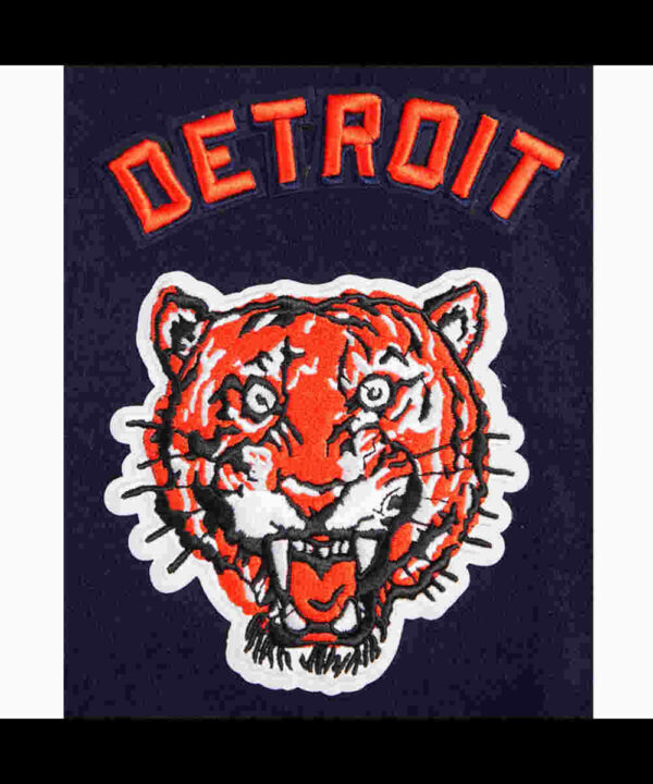 Retro Detroit Tigers Classic Rib Varsity Jacket