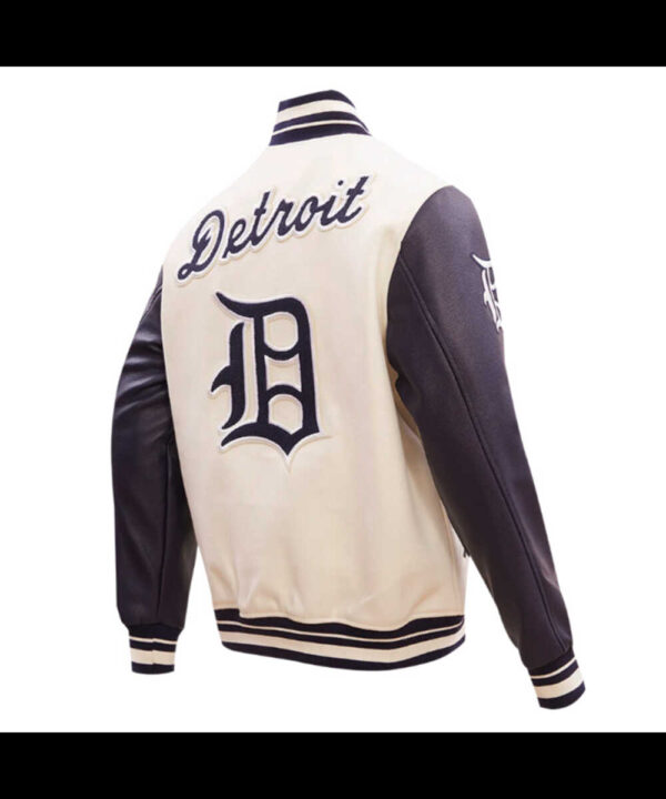 Retro Detroit Tigers Classic Rib Varsity Jacket