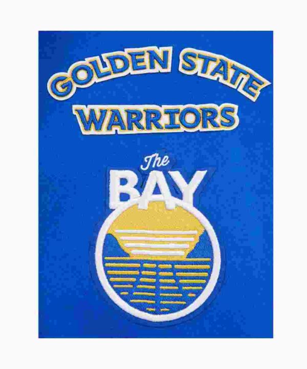 Retro Golden State Warriors Classic Rib Varsity Jacket